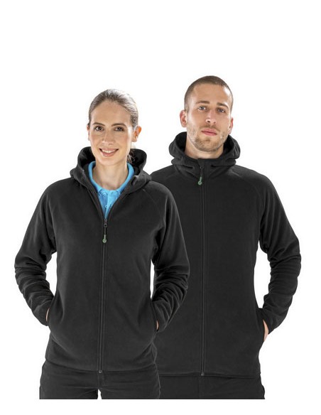 RES-R906X-Recycled Hooded Microfleece Jacket 2